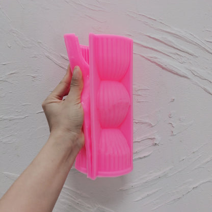 Twist Ribbed Pillar Candle Moulds - Geometric Design