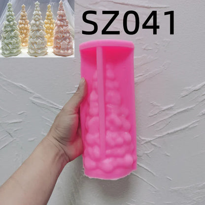Birdhouse Christmas Tree Silicone Candle Mould