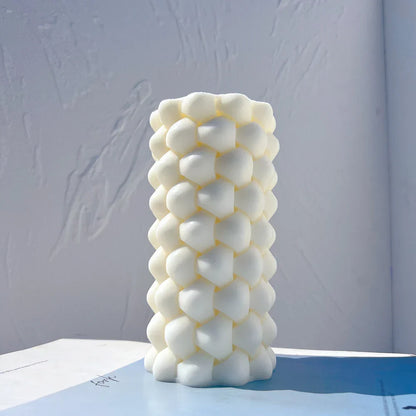 Aesthetic Bubble Pillar Candle Mould
