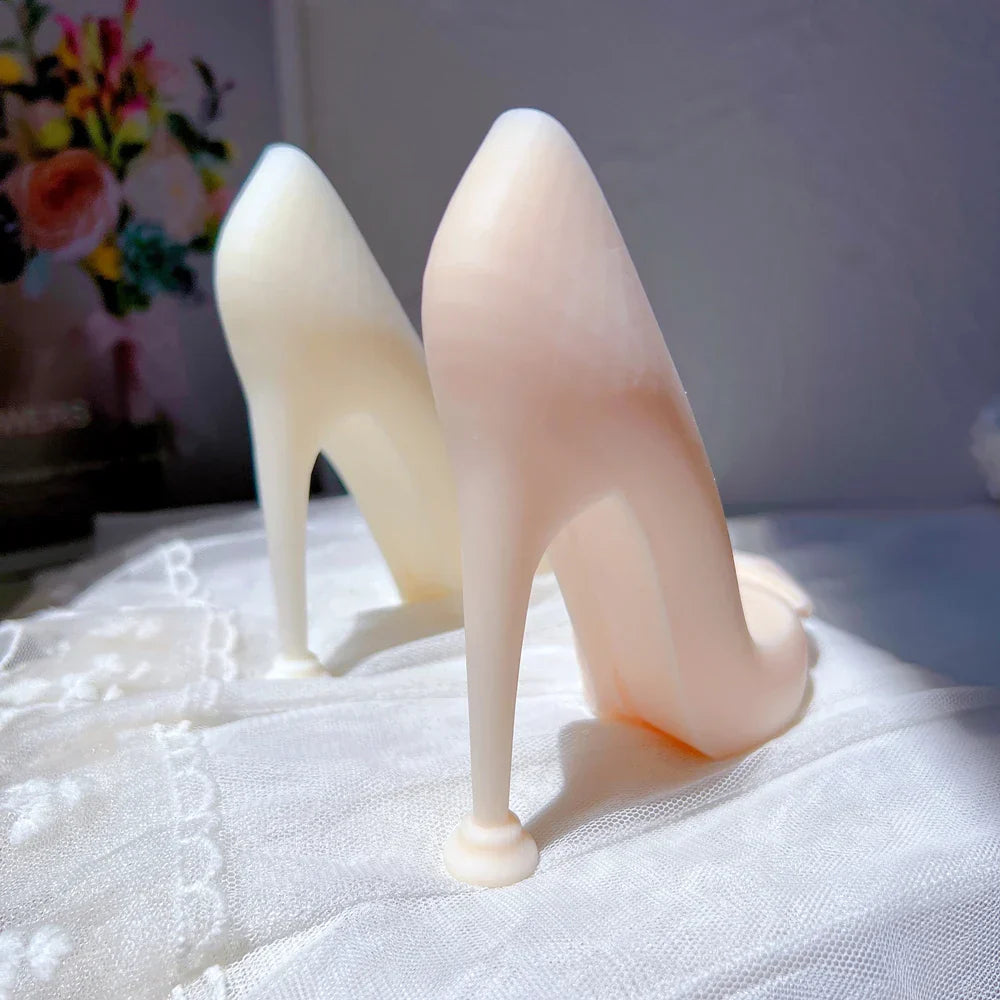 Lady High Heel Shoes Candle Mould