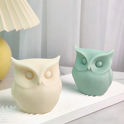 Cute Owl Candle Mould
