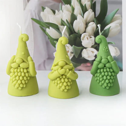 Christmas Santa Claus Candle Silicone Mould - 8 Styles