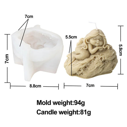 Mermaid Candle Mould