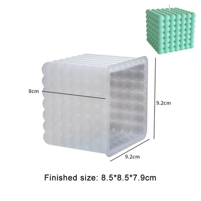 Multi Size Bubble Cube Candle Mould