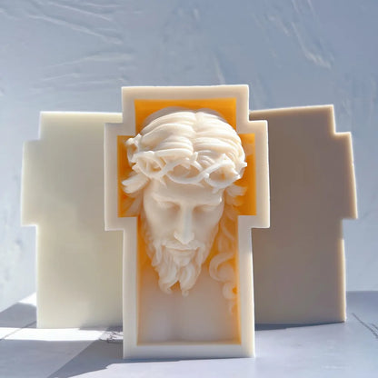 Jesus Cross Candle Silicone Mould