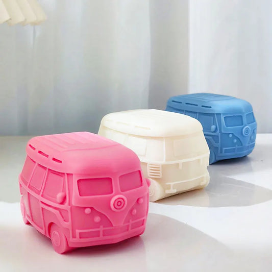 Retro Camper Van Silicone Candle Mould