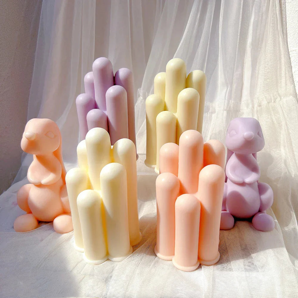 Geometric Irregular Pillar Cylinder Candle Mould