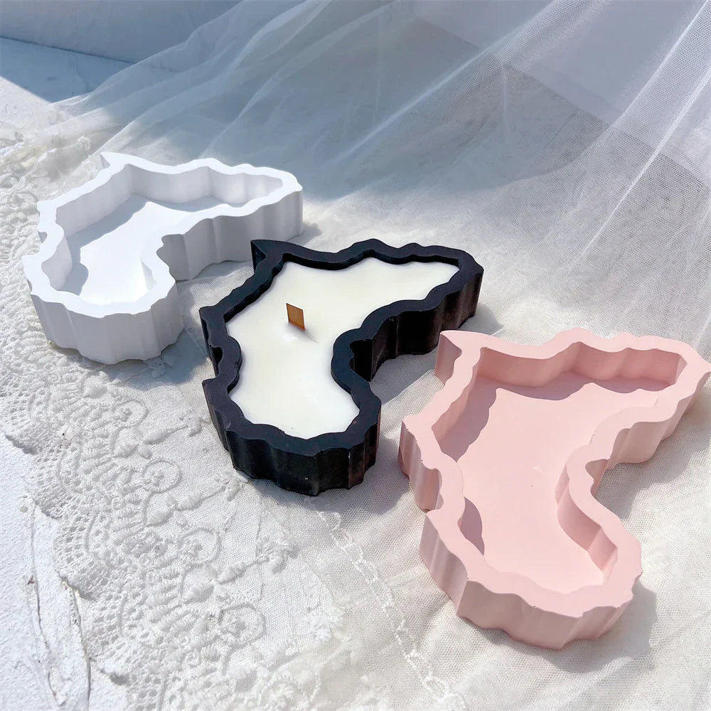 Map Candle Holder Silicone Mould