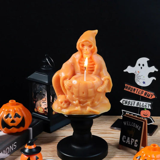 Halloween Death Skull Candle Silicone Mould