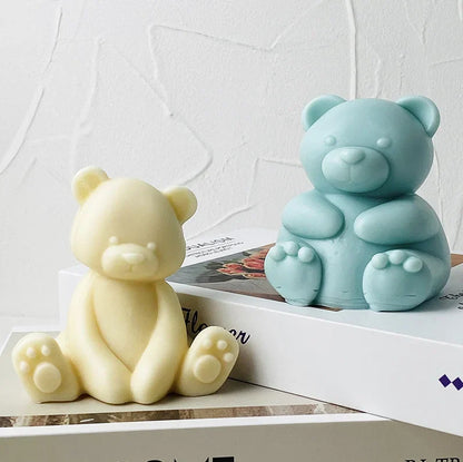 Sitting Bear Candle Silicone Mould