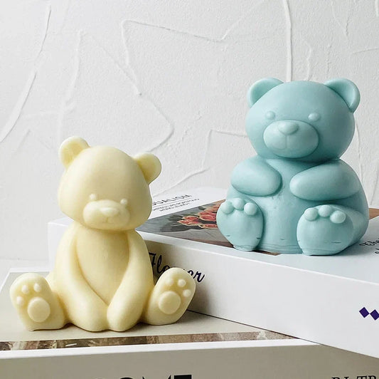 Sitting Bear Candle Silicone Mould