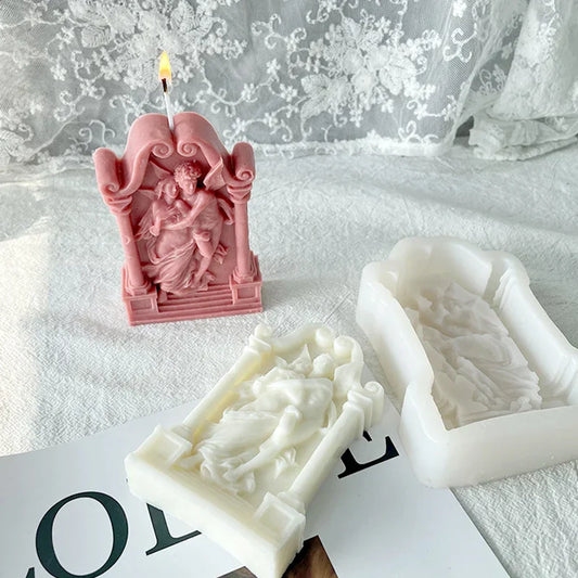 Eros and Psyche Candle Silicone Mould
