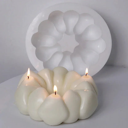 Stone Stack Donut Candle Mould