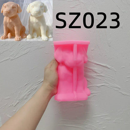 Dalmatian Puppy Dog Candle Mould
