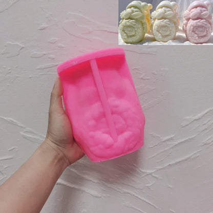 Cuddle Snowman Candle Mould