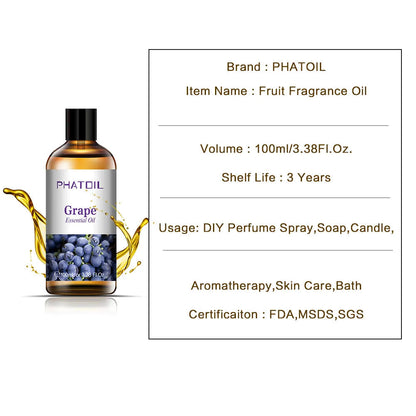 100ml Fruit Fragrance Oil with Dropper