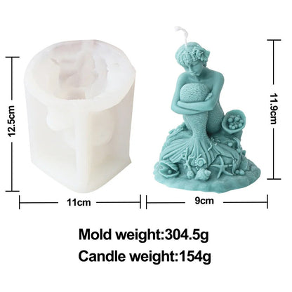 Mermaid Candle Mould