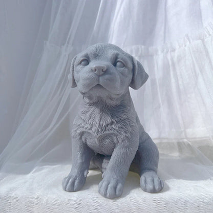 Labrador Puppy Dog Candle Mould