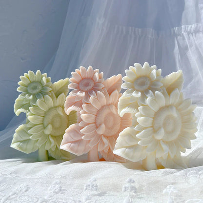 Sunflower Bouquet Silicone Candle Mould