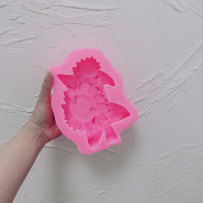 Sunflower Bouquet Silicone Candle Mould