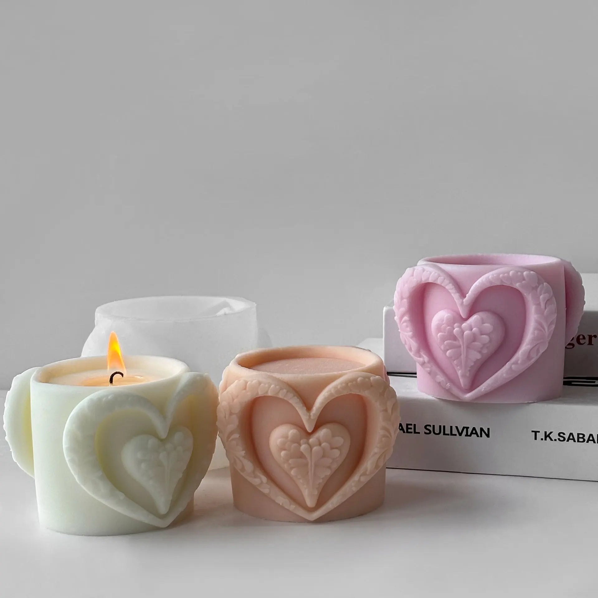Heart Cup Silicone Candle Mould
