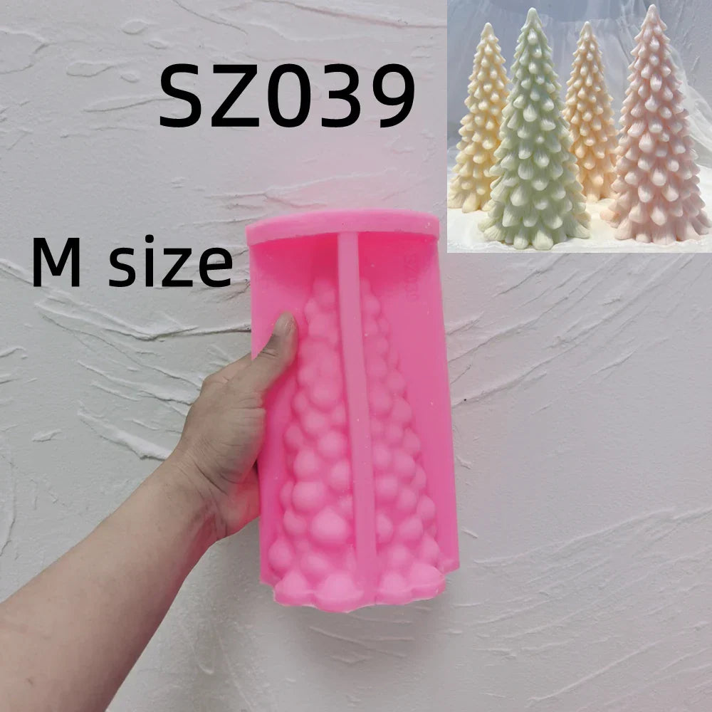 27.2CM Big Christmas Tree Silicone Candle Mould