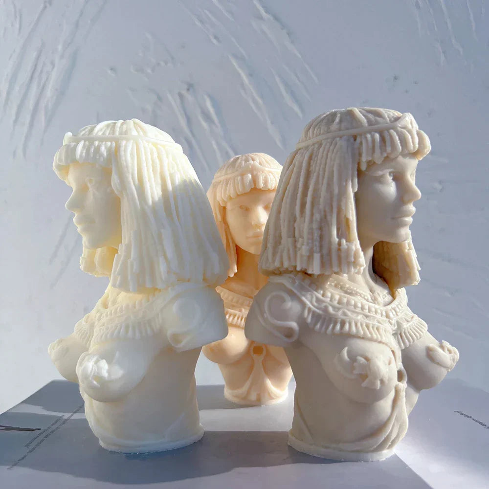 Egyptian Queen Cleopatra Candle Moulds