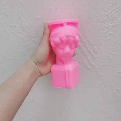 Greek Little Girl Statue Candle Mould