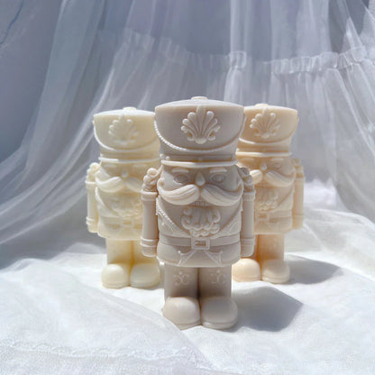 Shorty Nutcracker Statue Silicone Candle Mould