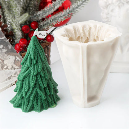 Enchanted Forest Christmas Tree Candle Moulds