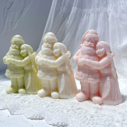 Mr. and Mrs. Santa Candle Mould