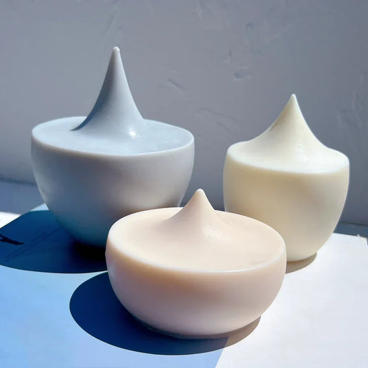 Water Droplet Art Silicone Candle Mould