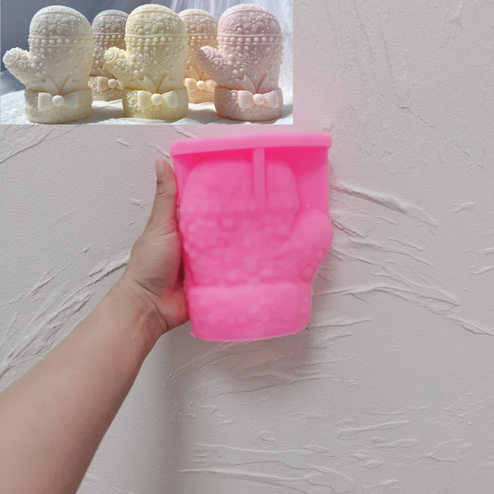 Gingerbread Christmas Stocking Candle Moulds