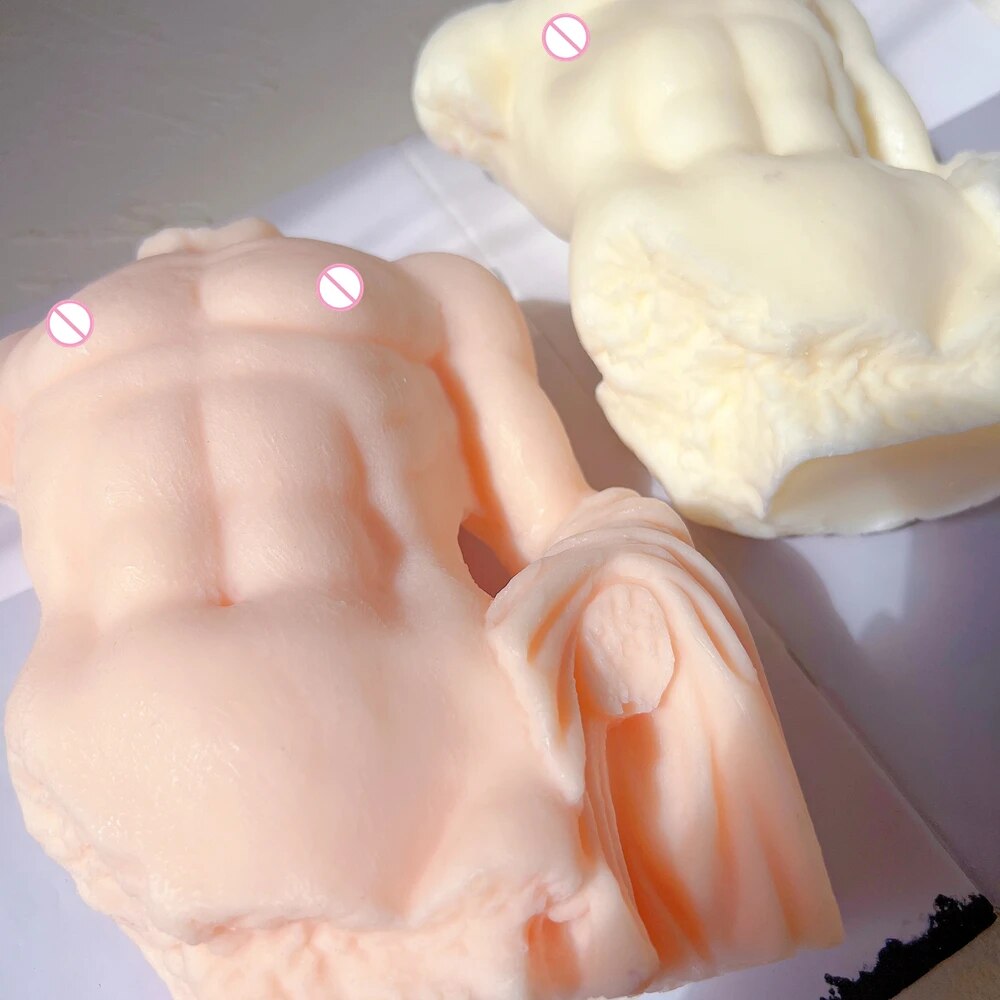 Greek Roman Torso Antique Body Sculpture Unique Candle Mould