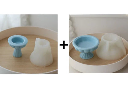 Double Greek Trevi Fountain Candle Mould