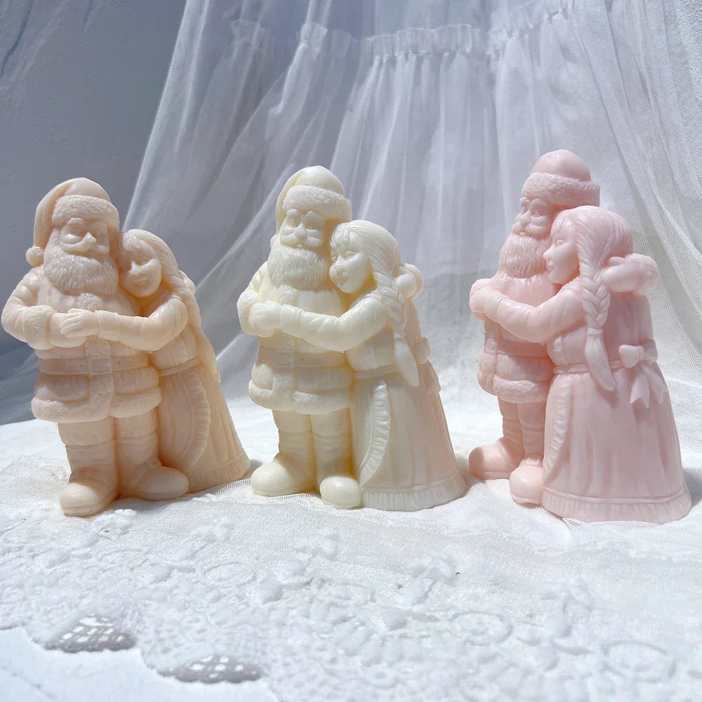 Mr. and Mrs. Santa Candle Mould