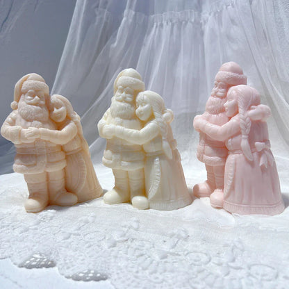 Mr. and Mrs. Santa Candle Mould