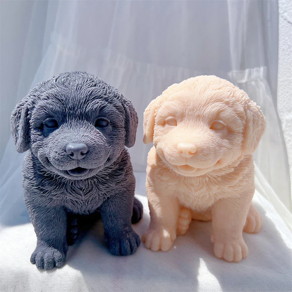 Bernese Mountain Dog Silicone Candle Mould
