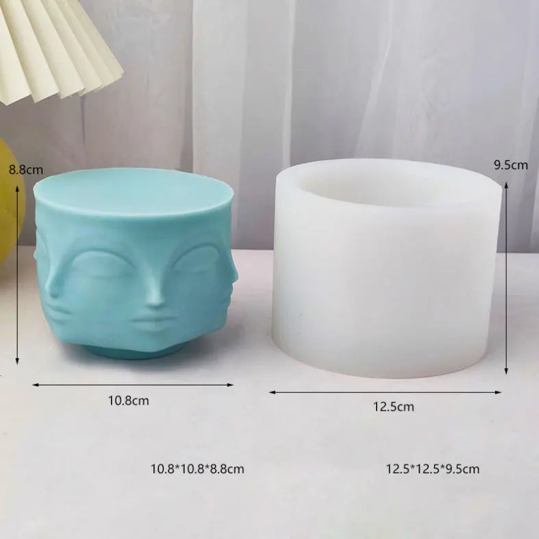 Six Face Tathagata Buddha Silicone Candle Mould