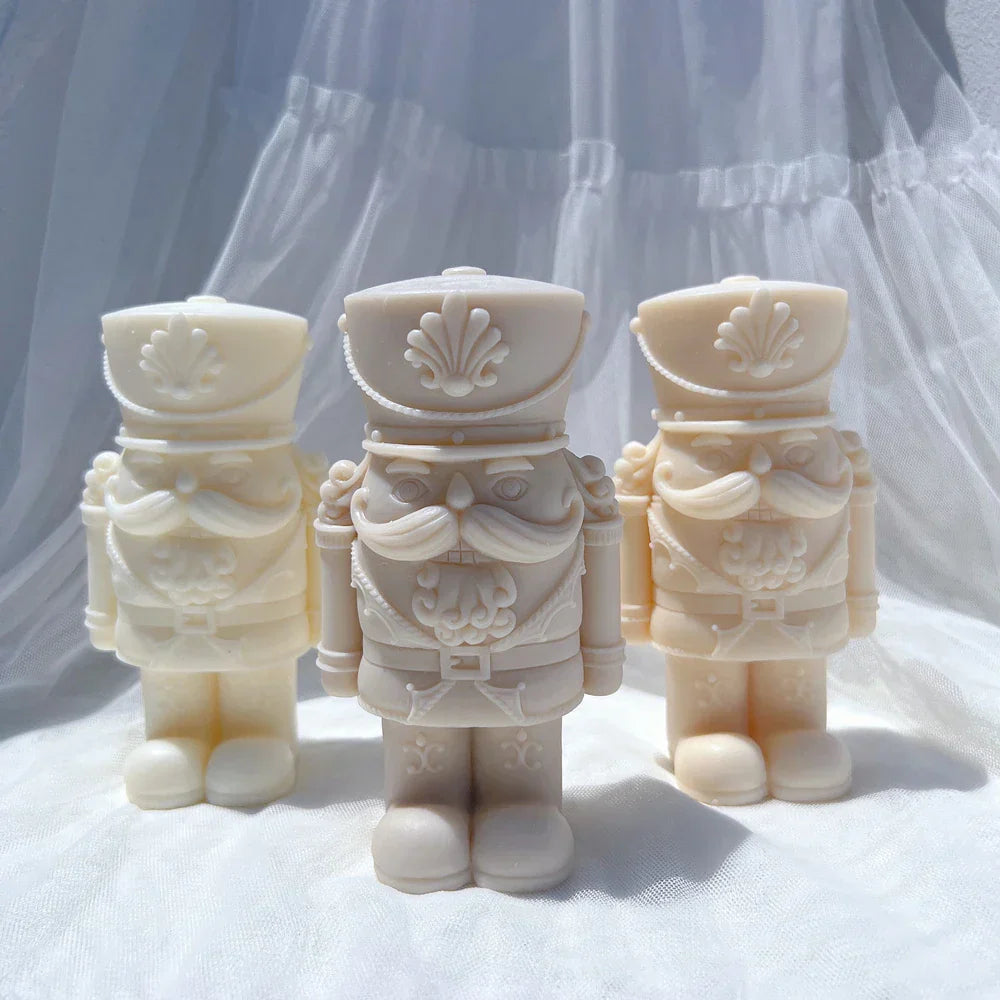 Shorty Nutcracker Statue Silicone Candle Mould