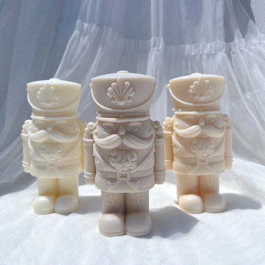 Shorty Nutcracker Statue Silicone Candle Mould