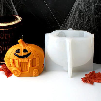 Strange Halloween Silicone Candle Mould