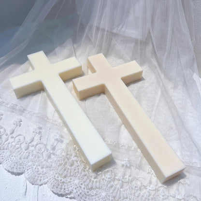 Big Size Cross Candle Silicone Mould