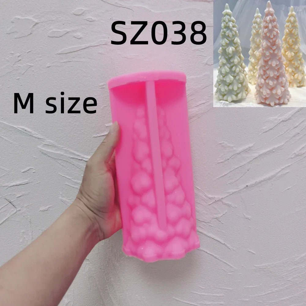 27.2CM Big Christmas Tree Silicone Candle Mould