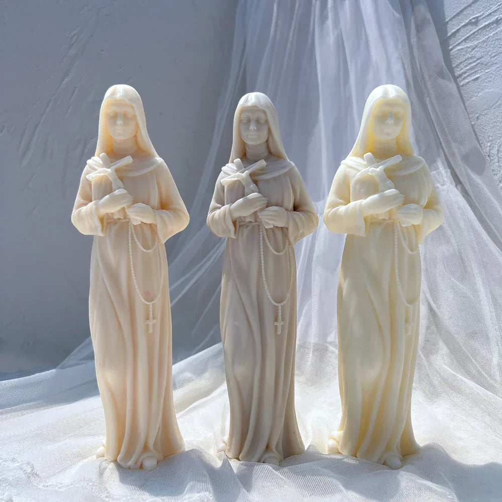 St. Rita Candle Silicone Mould