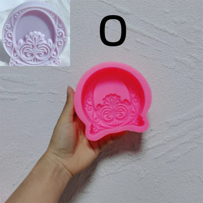 Floral Alphabet Candle Moulds