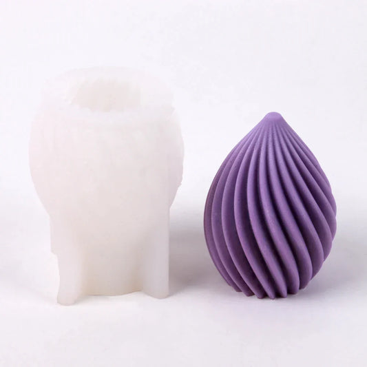 Geoetric Pear Candle Mould