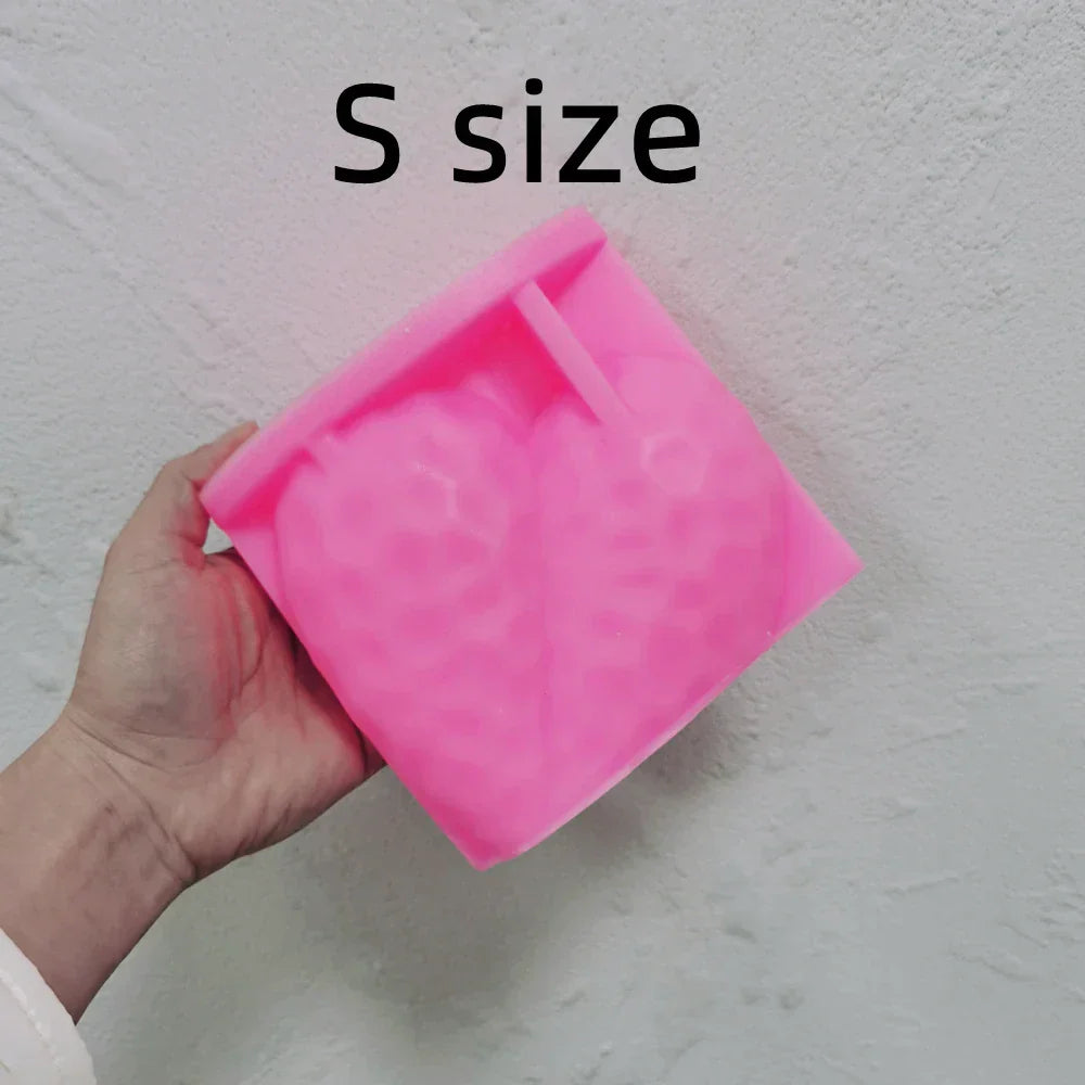 Valentine Day Gifts Diamond Heart Stand Shape Candles Moulds