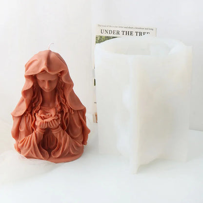 Madonna of the bouquet Candle Silicone Mould