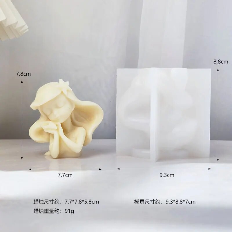 Ocean Girl Candle Mould